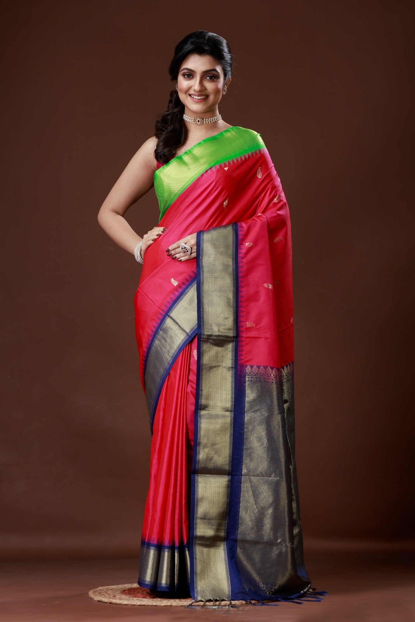 Ganga Jamuna Border Kadiyal Silk