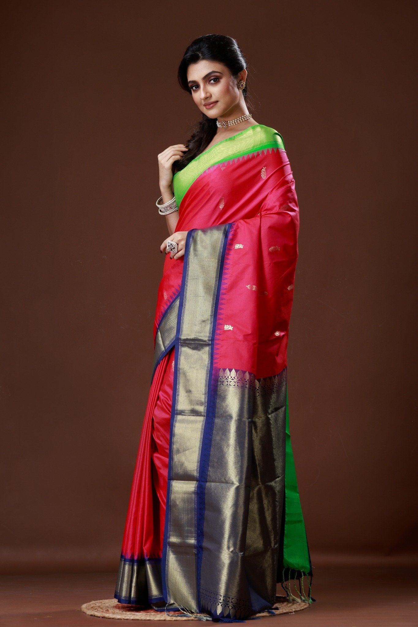 Ganga Jamuna Border Kadiyal Silk