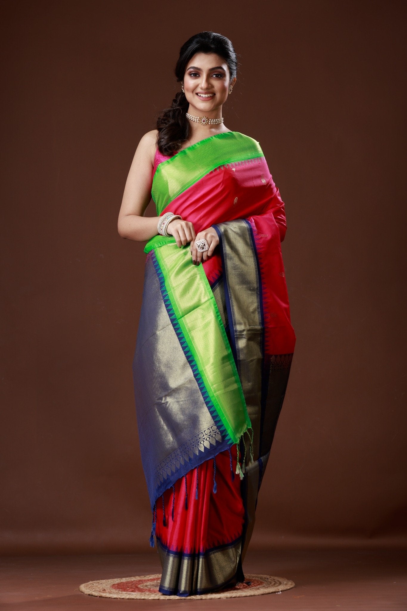Ganga Jamuna Border Kadiyal Silk